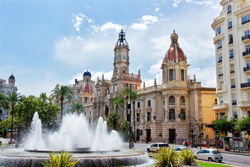 Valencia Plaza de Ayuntamiento